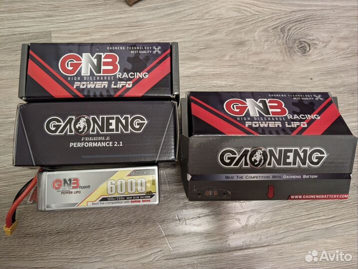 Аккумулятор GNB gaoneng 6000 mAh 6s 100a 6000mah