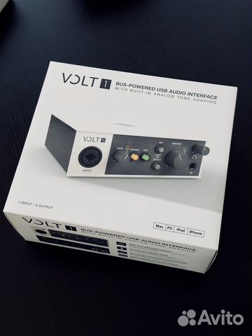 Оригинальные Universal audio volt 1 и volt 2