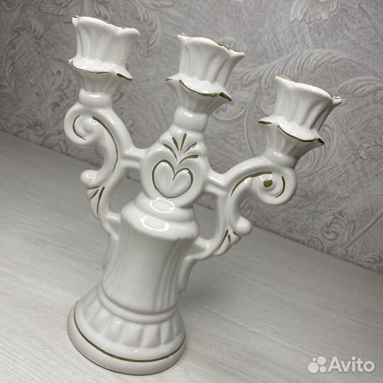 Подсвечник новый канделябр керамика