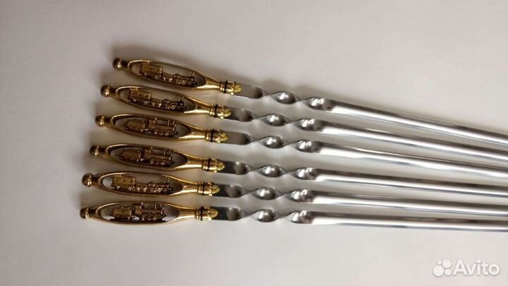 Набор шампуров Паровозы