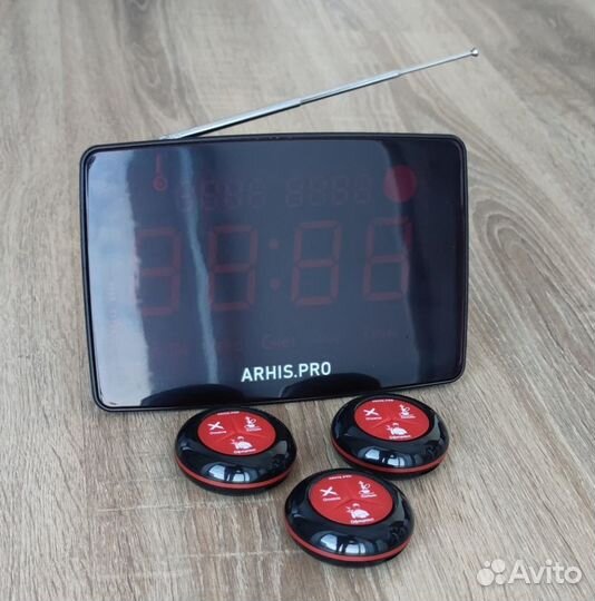 Кнопка вызова официанта-кальянщика Премиум и табло