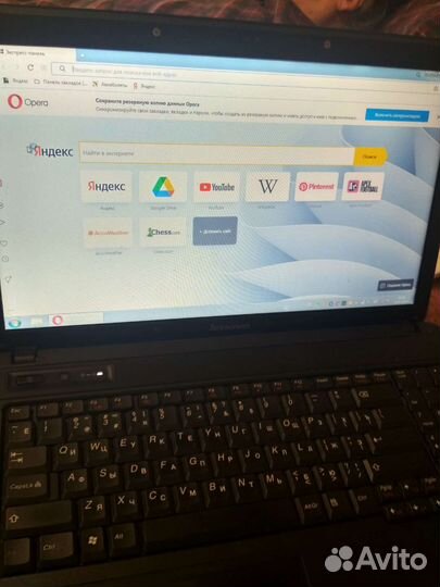 Ноутбук lenovo b550 память4гб диск500 плюс нетбук