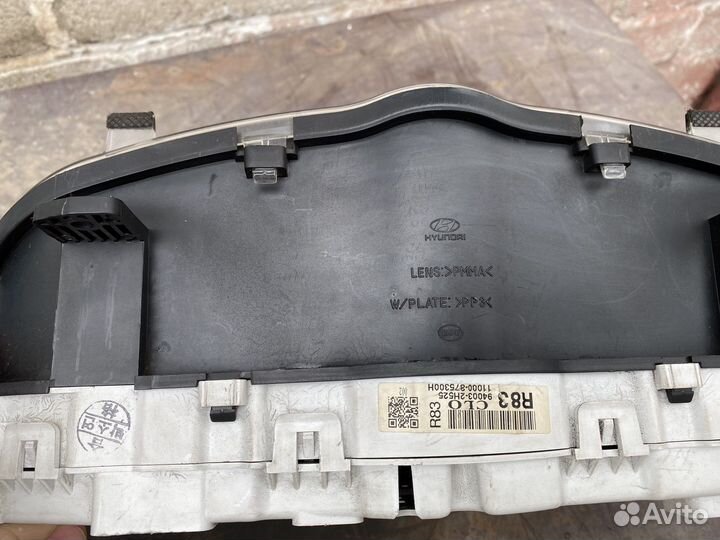 Спидометр хендай элантра hd4