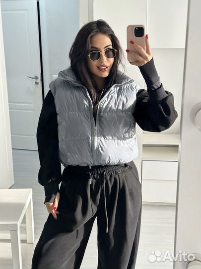 Жилетка лакированная