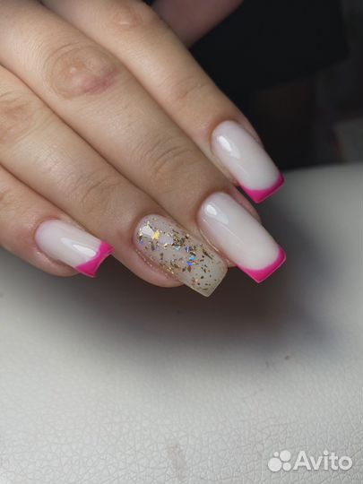 Маникюр наращивание