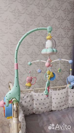 Мобиль музыкальный с ночником