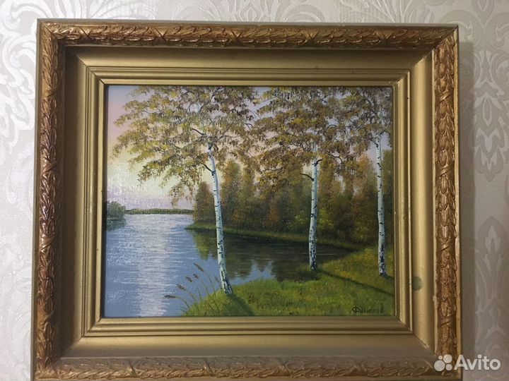 Картина маслом на холсте пейзаж