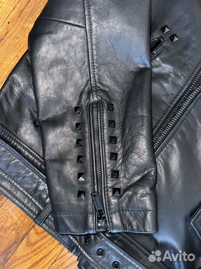 Оригинал Кожаная косуха Karl Lagerfeld XL