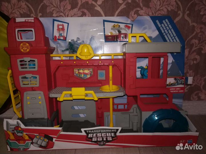 Игровой набор пожарная станция от хасбро, игрушки