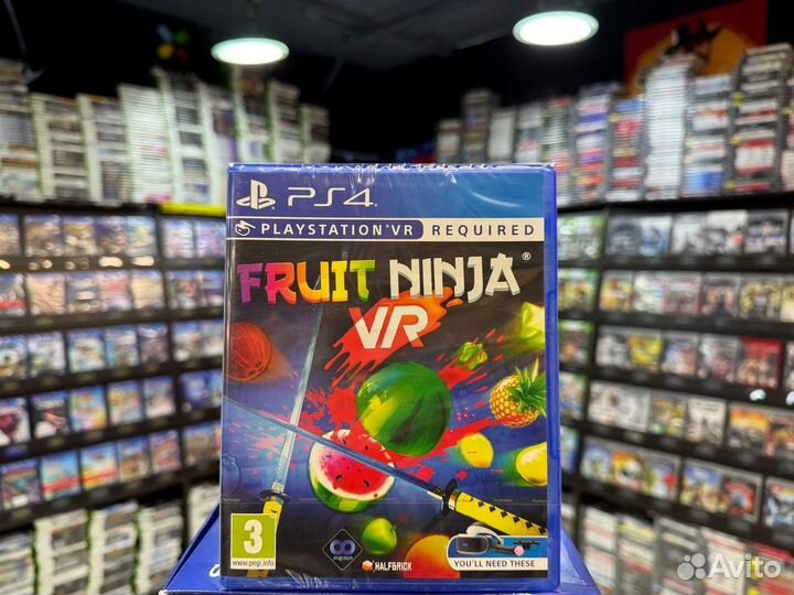 Игры для PS4: Fruit Ninja VR