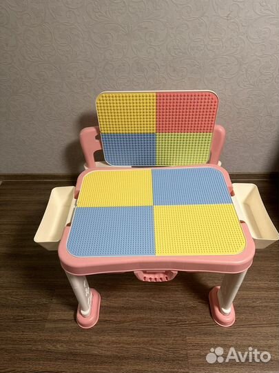 Детский стол и стулья lego