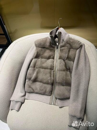 Кашемировый бомбер Loro Piana женский premium