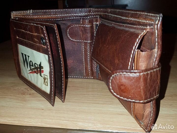 Кошелек мужской кожаный