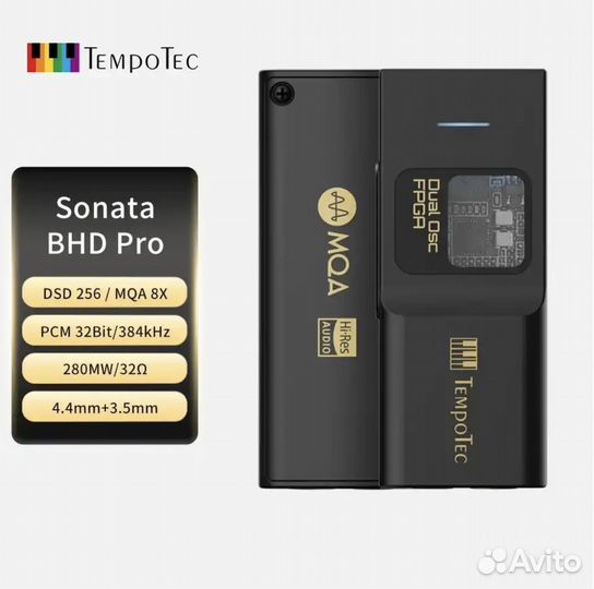 Цап и усилитель TempoTec Sonata BHD PRO Black