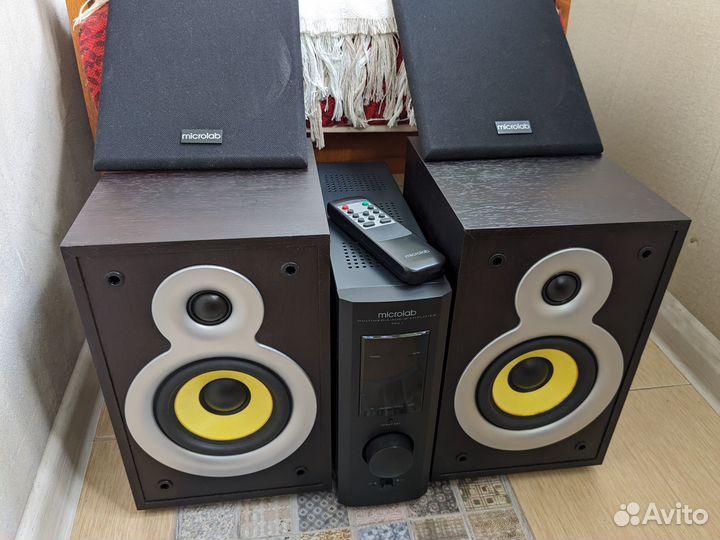 Microlab Pro 1, аудиоколонки и усилитель