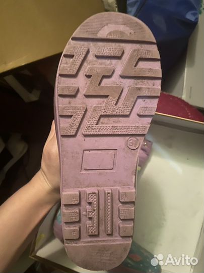 Детские резиновые сапоги