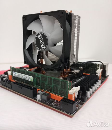 X99 xeon 2629v3 16gb охлаждение комплект