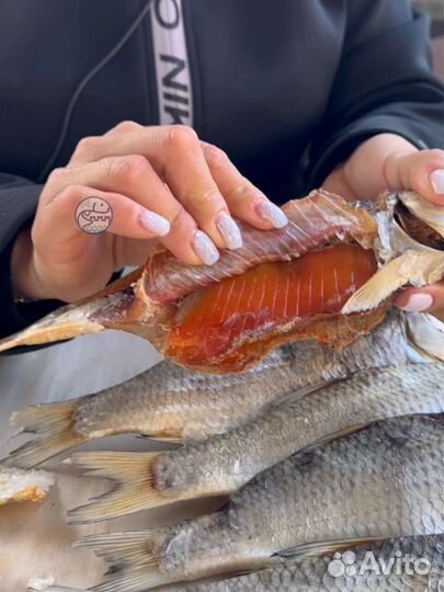 Вобла вяленая с икрой