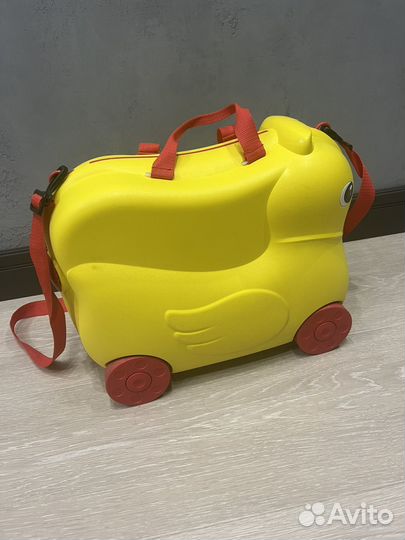 Детский чемодан каталка happy baby