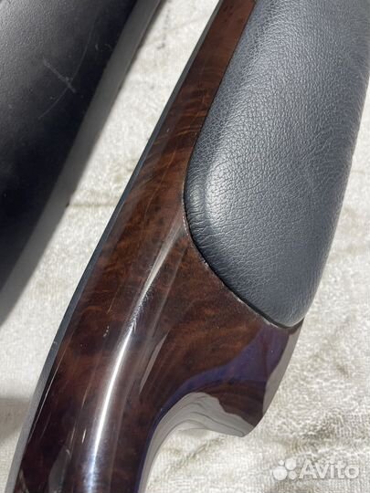 Комплект салонных ручек BMW е46 купе, кожа/дерево