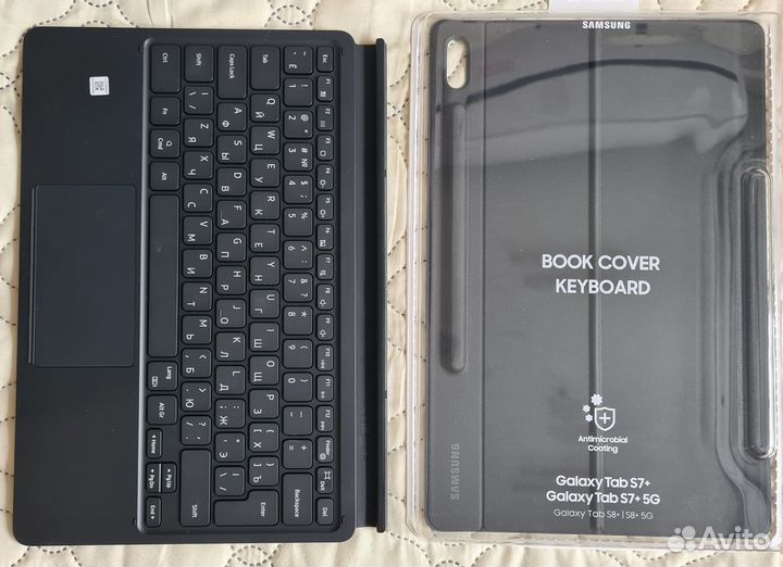 Чехол-клавиатура для планшета samsung tab s8 plus