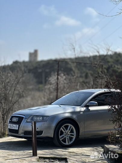 Бампер передний на audi a6 c6 рестайлинг