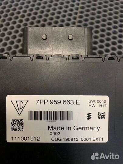 Блок управления стабилизацией напряжения Porshe