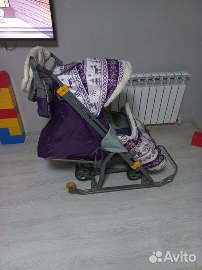 Коляска санки