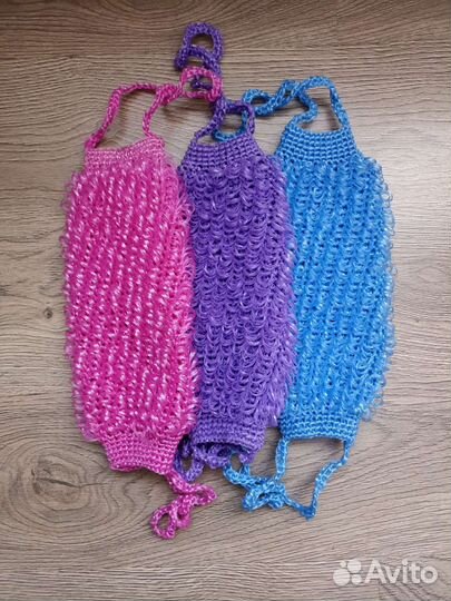 Мочалка для тела ручной работы