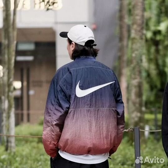 Анорак Nike x Supreme градиент новейший