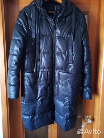 Зимняя мужская куртка длинная