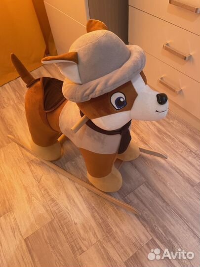 Собака-качалка детская