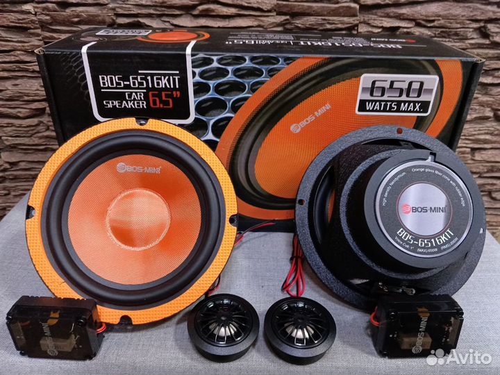 Компонентные динамики 16 сантиметров Bos-Mini 6516