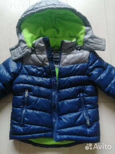 Куртка для мальчика зимняя р-р 92