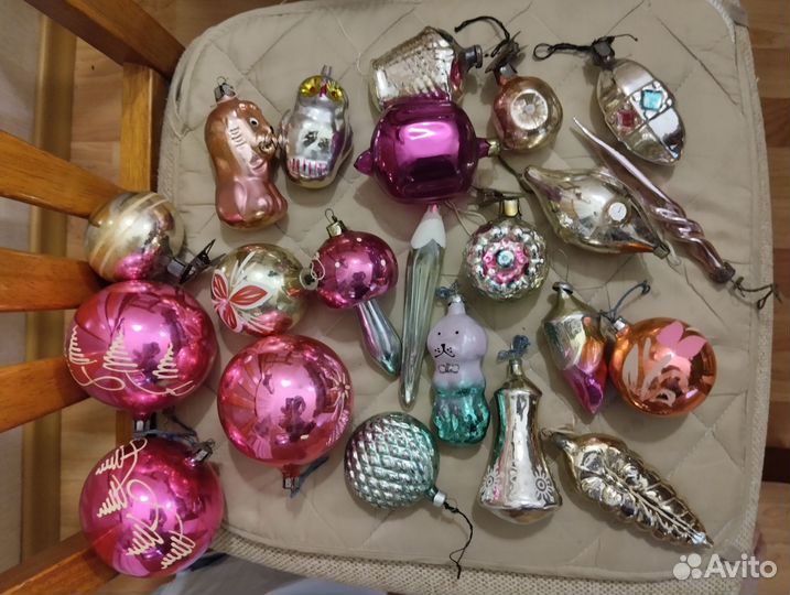 Елочные игрушки лотом