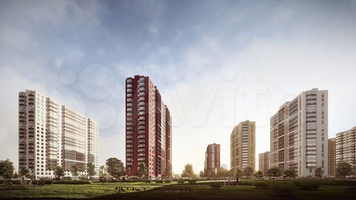 1-к. квартира, 42,3 м², 12/21 эт.
