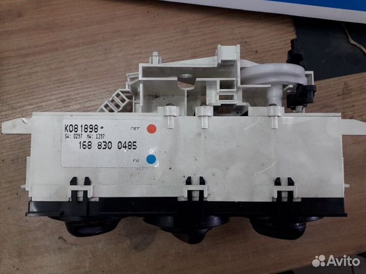 Блок управления отопителем Mercedes A140/A160 W168