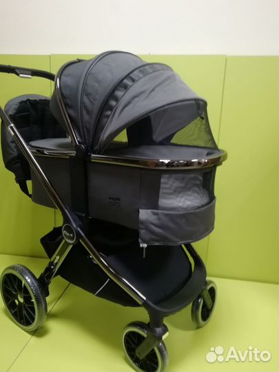 Коляска с рождения Pituso Mayla 2в1 хром