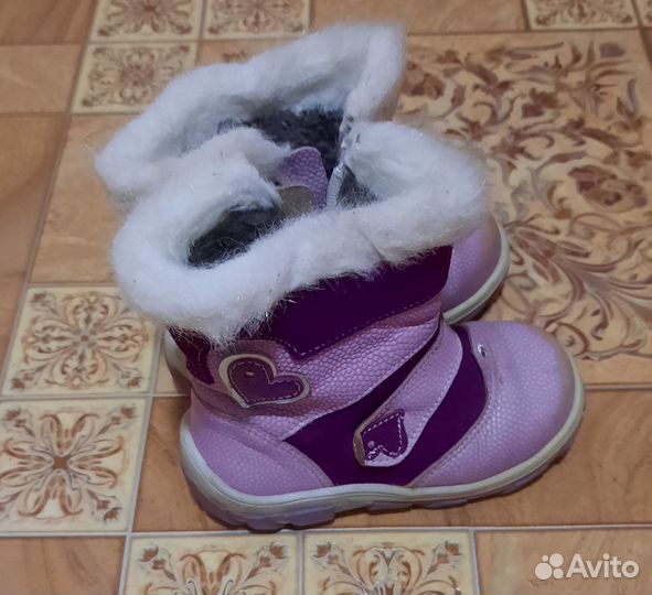 Сапоги зимние для девочки 24
