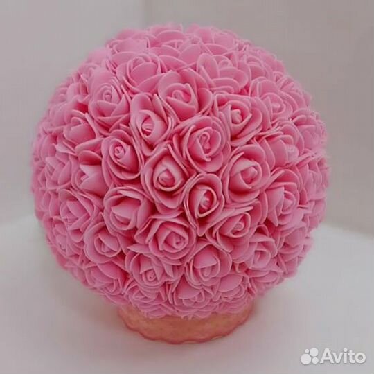 Светильник-ночник из роз