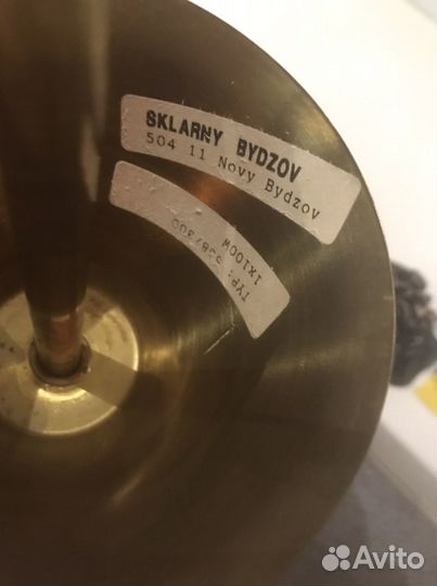 Люстра хрусталь Чехословакия