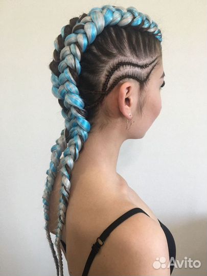 Афрокосы, дреды