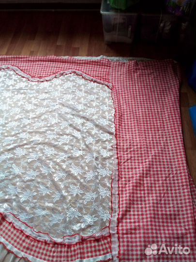 Шторы комплект кухонный