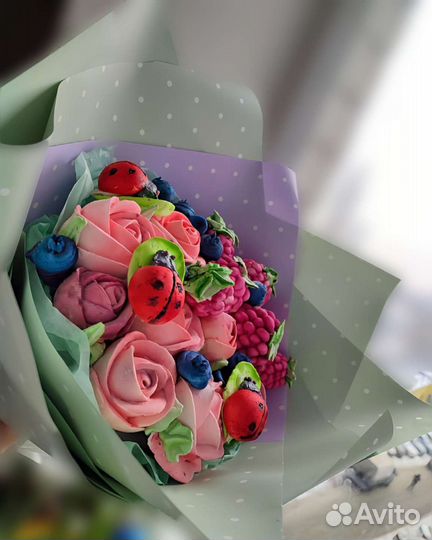 Букет из зефира