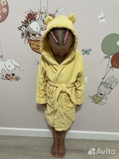 Детский махровый халат мишка togas kids