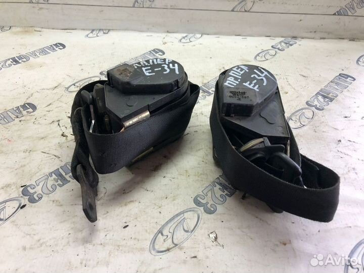Ремень безопасности bmw e34 передний