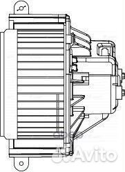 Э/вентилятор отоп. LFh 0973 luzar