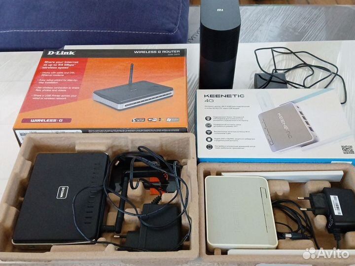 Роутеры d-link dir-320, keenetic 4g, xiaomi r1d