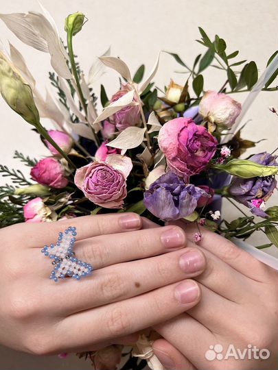 Кольцо из бисера 