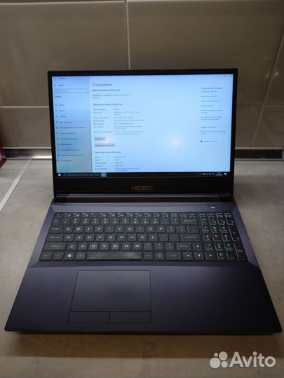 Ноутбук Hasee A7000 Ryzen 5 3600 16/512 RTX 2070